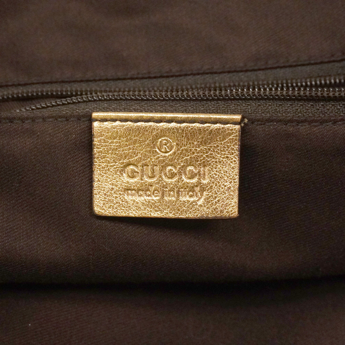 【6kd3346】グッチ トートバッグ GGナイロン 141470 ナイロン ブラウン シャンパンゴールド金具【中古】レディース