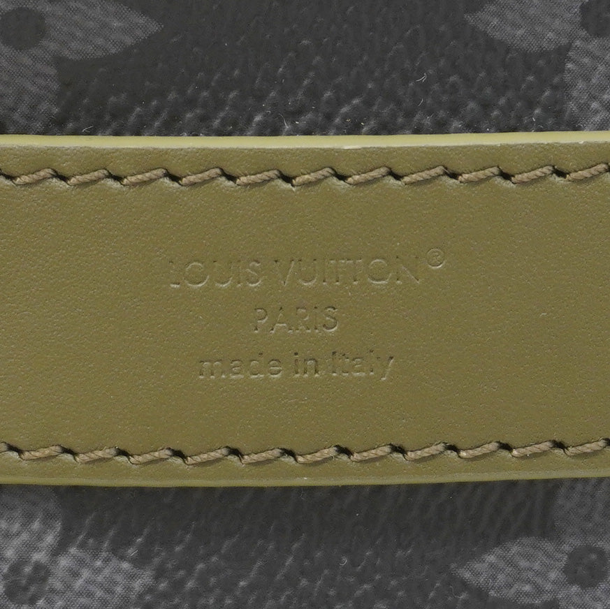 【6kd3347】ルイヴィトン ハンドバッグ モノグラム・エクリプス キーポルバンドリエール25 M28638 カーキ 2wayバッグ【中古】メンズ