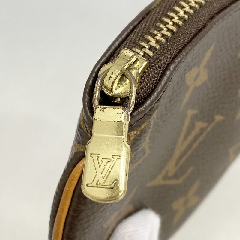 【6kd3353】ルイヴィトン コインケース モノグラム ポルトモネロン M61926 ブラウン【中古】メンズ レディース ユニセックス