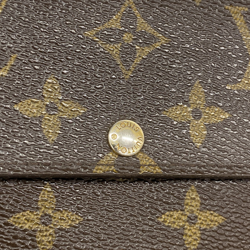【6kd3355】ルイヴィトン 長財布 モノグラム ポルトフォイユサラ M61726 ブラウン【中古】メンズ レディース ユニセックス