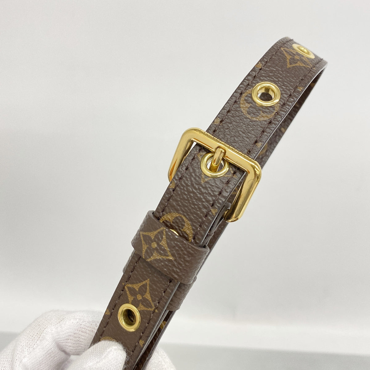 【6kd3358】ルイヴィトン ハンドバッグ モノグラム サックプラBB M46265 ブラウン 2wayバッグ【中古】レディース