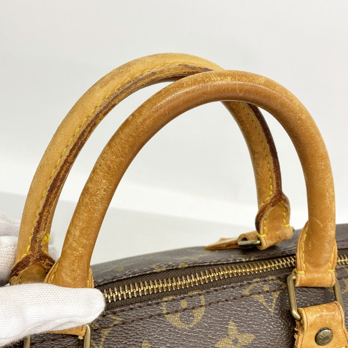 【6kd3359】ルイヴィトン ハンドバッグ モノグラム スピーディ35 M41107 ブラウン【中古】レディース