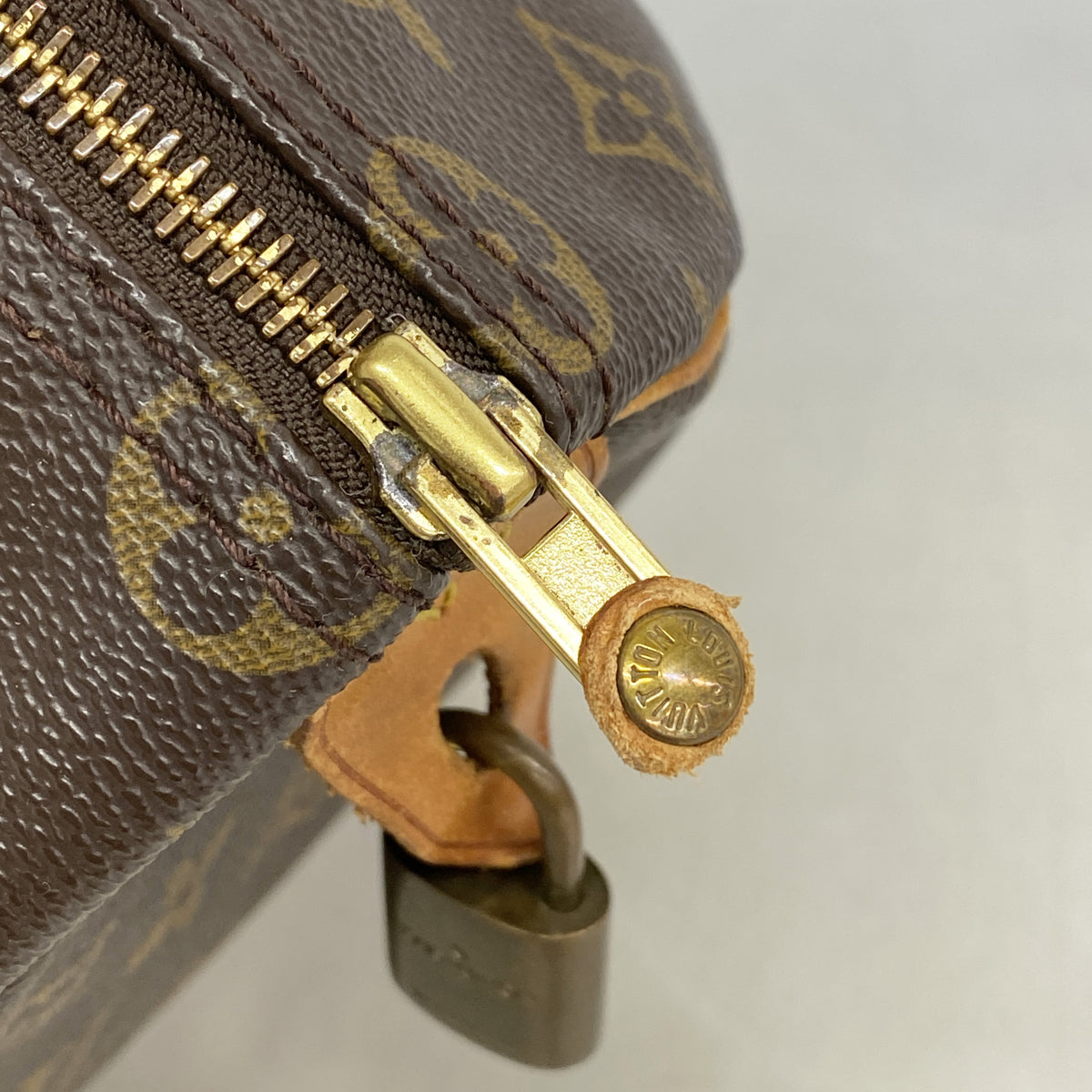 【6kd3359】ルイヴィトン ハンドバッグ モノグラム スピーディ35 M41107 ブラウン【中古】レディース