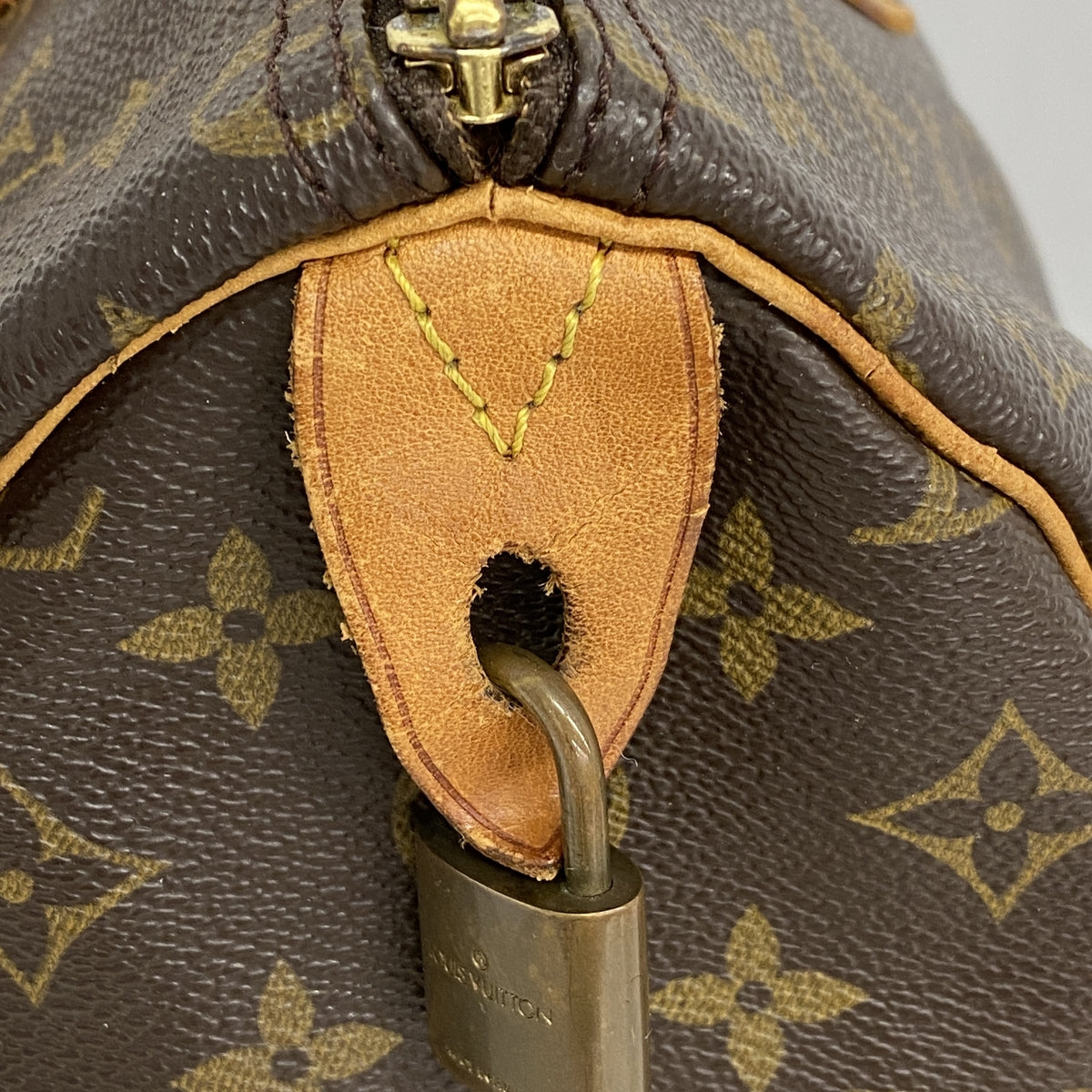 【6kd3359】ルイヴィトン ハンドバッグ モノグラム スピーディ35 M41107 ブラウン【中古】レディース