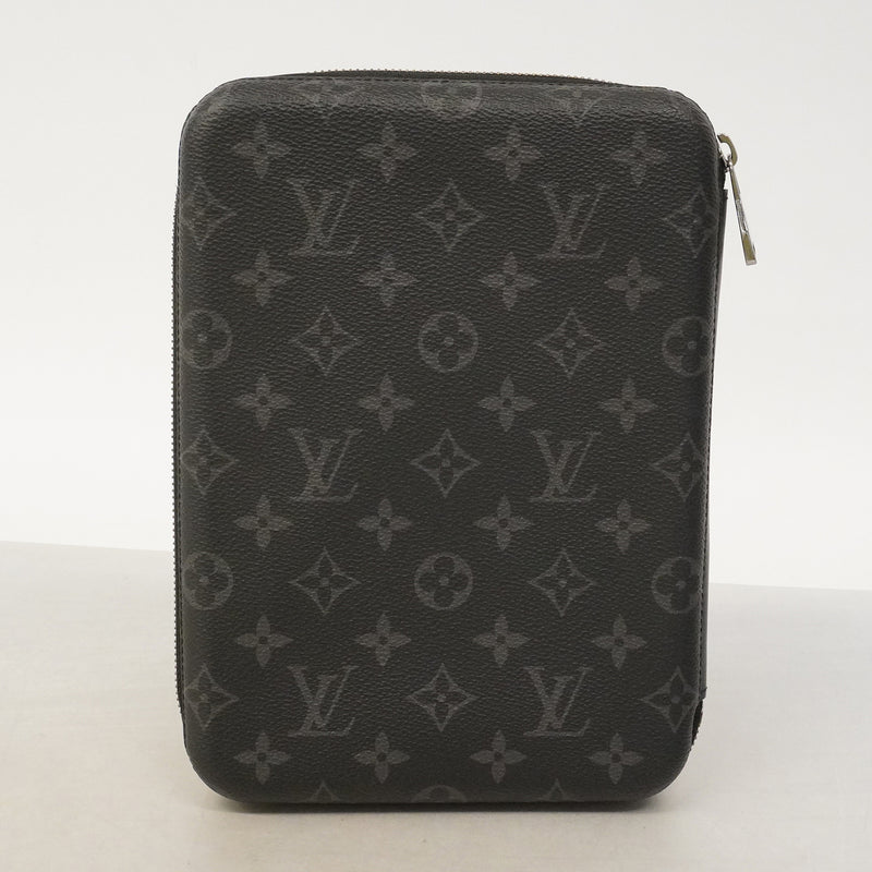 【6kd3373】ルイヴィトン iPadケース モノグラム・エクリプス iPadカバーボックス M61870 ブラック【中古】メンズ