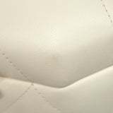 【6kd3376】シャネル バニティバッグ マトラッセ チェーンショルダー ラムスキン アイボリー シャンパンゴールド金具 2wayバッグ【中古】レディース