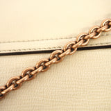 【6kd3379】グッチ ショルダーバッグ ホースビット 120134 レザー アイボリー ピンクゴールド金具【中古】レディース