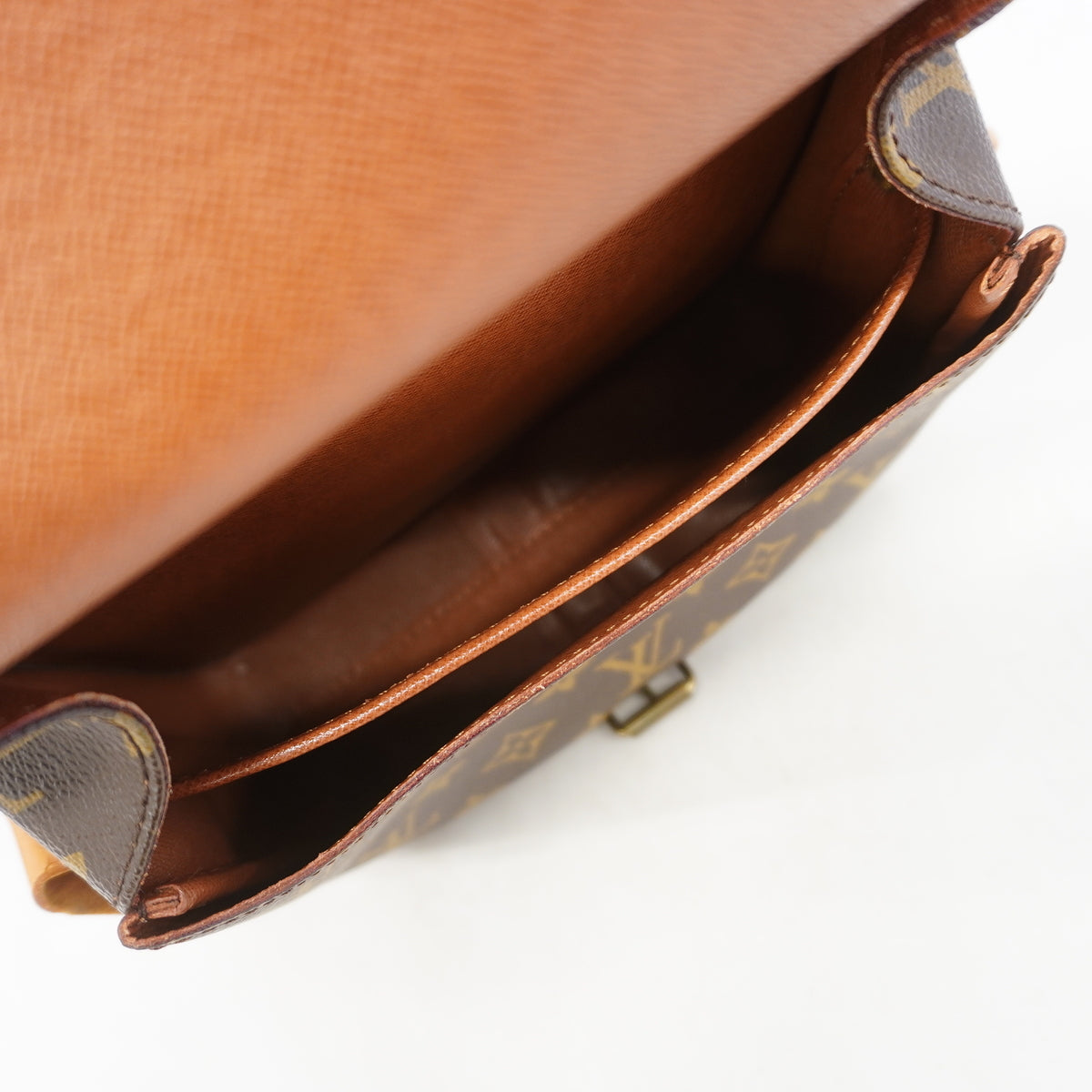 【6kd3381】ルイヴィトン ショルダーバッグ モノグラム カルトシエールMM M51253 ブラウン【中古】レディース