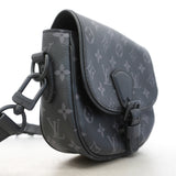 【6kd3383】ルイヴィトン ショルダーバッグ モノグラム・エクリプス モンスリメッセンジャーPM M12519 ブラック【中古】メンズ