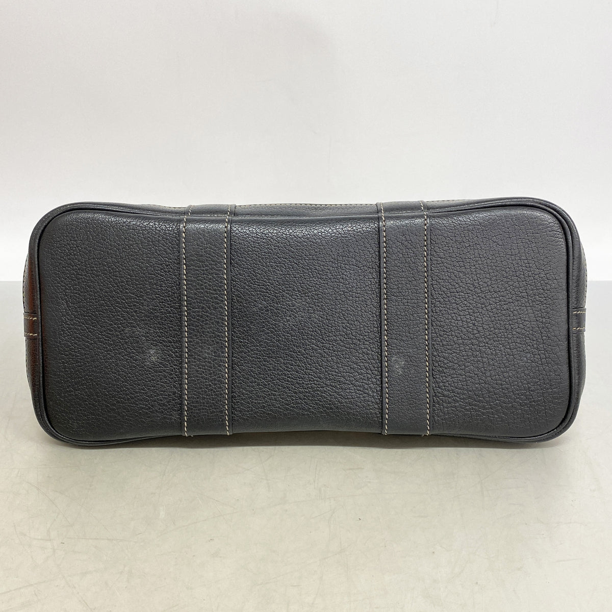 【6kd3402】エルメス トートバッグ ガーデンパーティTPM トワルアッシュ ブラック シルバー金具 □J刻印 2wayバッグ【中古】レディース