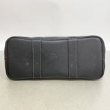 【6kd3402】エルメス トートバッグ ガーデンパーティTPM トワルアッシュ ブラック シルバー金具 □J刻印 2wayバッグ【中古】レディース