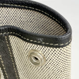 【6kd3402】エルメス トートバッグ ガーデンパーティTPM トワルアッシュ ブラック シルバー金具 □J刻印 2wayバッグ【中古】レディース
