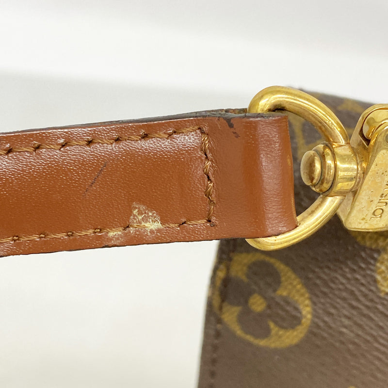 【6kd3410】ルイヴィトン ハンドバッグ モノグラム モンソー26 M51187 ブラウン 2wayバッグ【中古】レディース