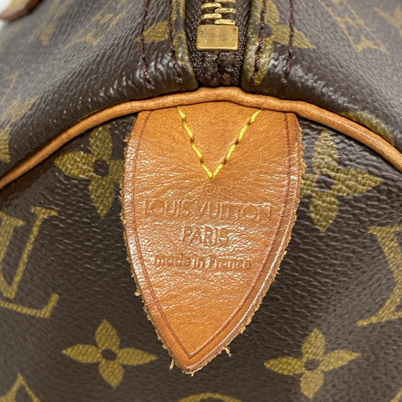 【6kd3413】ルイヴィトン ハンドバッグ モノグラム スピーディ30 M41108 ブラウン【中古】レディース