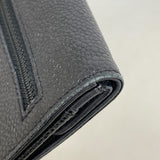 【6kd3420】シャネル 長財布 キャビアスキン ブラック ゴールド金具【中古】メンズ レディース ユニセックス