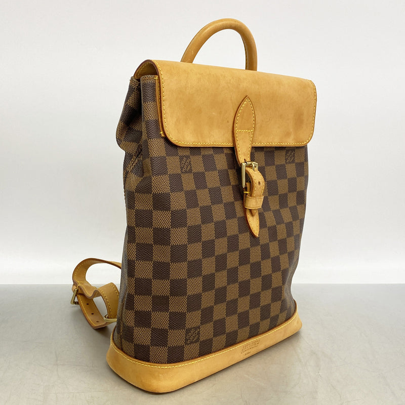 【6kd3426】ルイヴィトン リュック・デイパック ダミエ 100周年記念 アルルカン N99038 エベヌ【中古】レディース