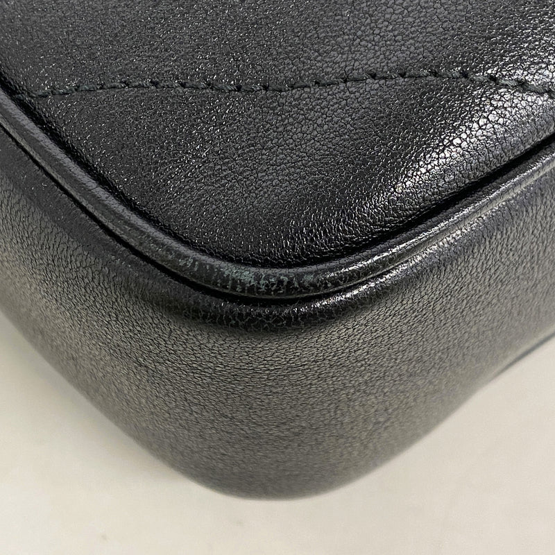 【6kd3431】グッチ ショルダーバッグ ブロンディ 742360 レザー ブラック ゴールド金具【中古】レディース