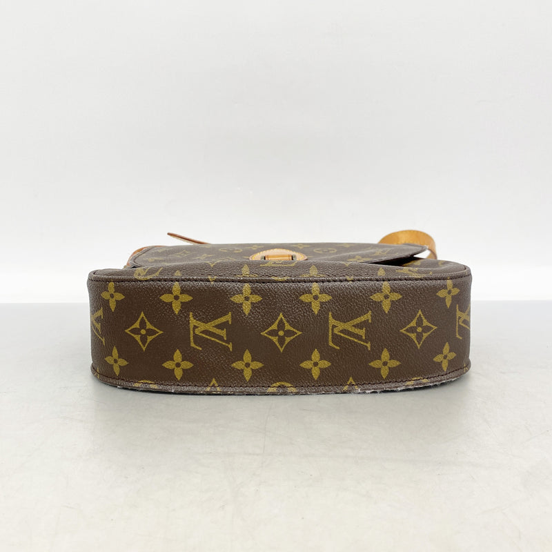 【6kd3438】ルイヴィトン ショルダーバッグ モノグラム サンクルーGM M51242 ブラウン【中古】レディース