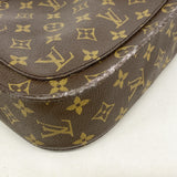 【6kd3438】ルイヴィトン ショルダーバッグ モノグラム サンクルーGM M51242 ブラウン【中古】レディース