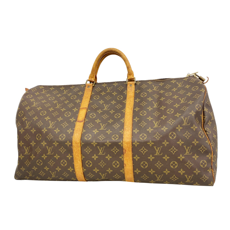 【6kd3439】ルイヴィトン ボストンバッグ モノグラム キーポル60 M41422 ブラウン【中古】メンズ レディース ユニセックス