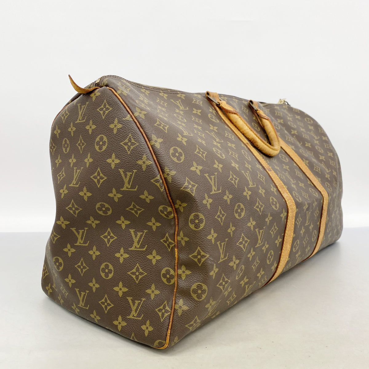 【6kd3439】ルイヴィトン ボストンバッグ モノグラム キーポル60 M41422 ブラウン【中古】メンズ レディース ユニセックス
