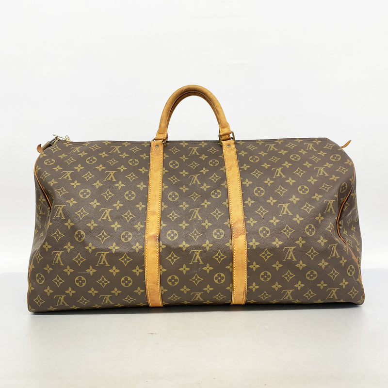 【6kd3439】ルイヴィトン ボストンバッグ モノグラム キーポル60 M41422 ブラウン【中古】メンズ レディース ユニセックス