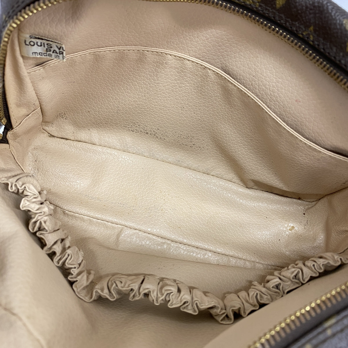 【6kd3443】ルイヴィトン ポーチ モノグラム トゥルーストワレット23 M47524 ブラウン【中古】レディース