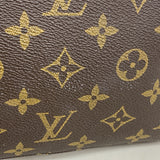 【6kd3443】ルイヴィトン ポーチ モノグラム トゥルーストワレット23 M47524 ブラウン【中古】レディース