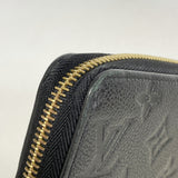 【6kd3448】ルイヴィトン 長財布 モノグラム・アンプラント ジッピーウォレット M61864 ノワール【中古】メンズ レディース ユニセックス