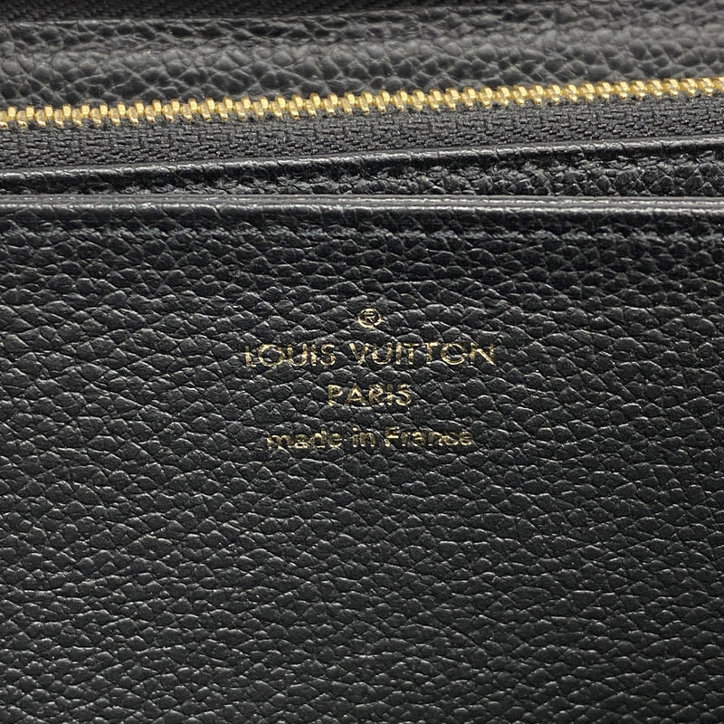 【6kd3448】ルイヴィトン 長財布 モノグラム・アンプラント ジッピーウォレット M61864 ノワール【中古】メンズ レディース ユニセックス