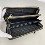 【6kd3448】ルイヴィトン 長財布 モノグラム・アンプラント ジッピーウォレット M61864 ノワール【中古】メンズ レディース ユニセックス