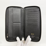 【6kd3449】ルイヴィトン 長財布 ダミエ・グラフィット ジッピーウォレットヴェルティカル N63095 ブラック【中古】メンズ