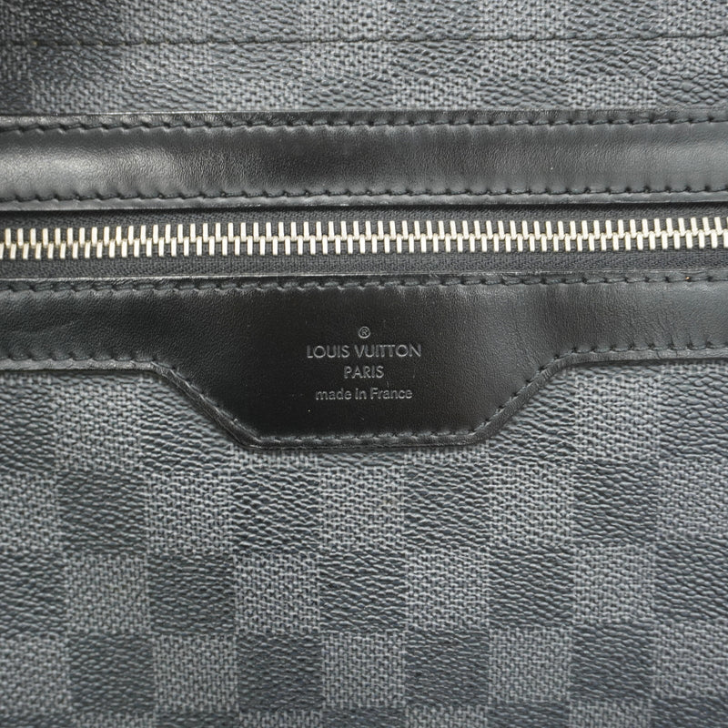 【6kd3457】ルイヴィトン ショルダーバッグ ダミエ・グラフィット ダニエルMM N58029 ブラック グレー【中古】メンズ