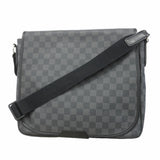 【6kd3457】ルイヴィトン ショルダーバッグ ダミエ・グラフィット ダニエルMM N58029 ブラック グレー【中古】メンズ