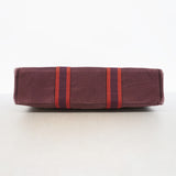 【6kd3460】エルメス トートバッグ フールトゥMM キャンバス ボルドー シルバー金具【中古】メンズ レディース ユニセックス