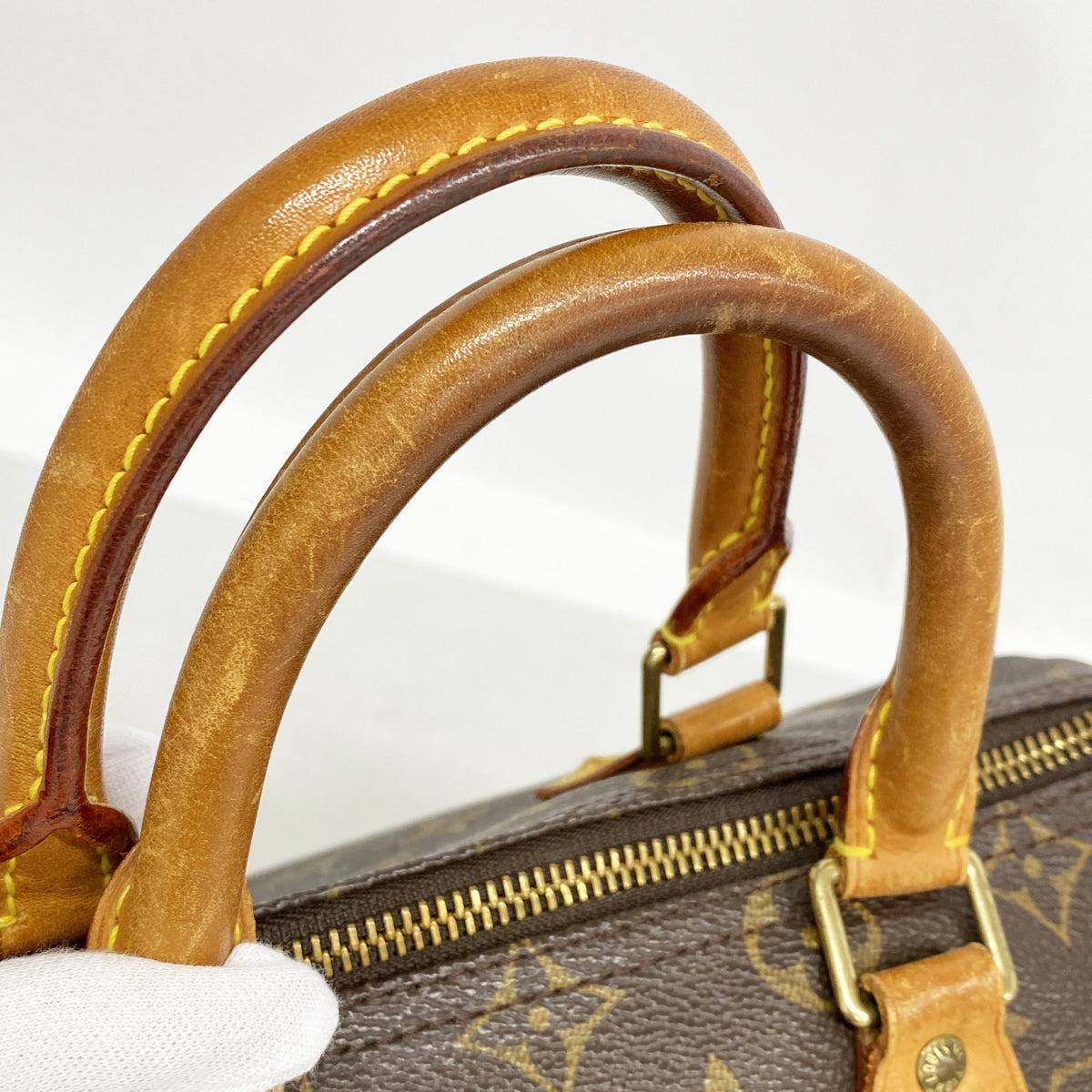 【6kd3466】ルイヴィトン ハンドバッグ モノグラム スピーディ25 M41109 ブラウン【中古】レディース