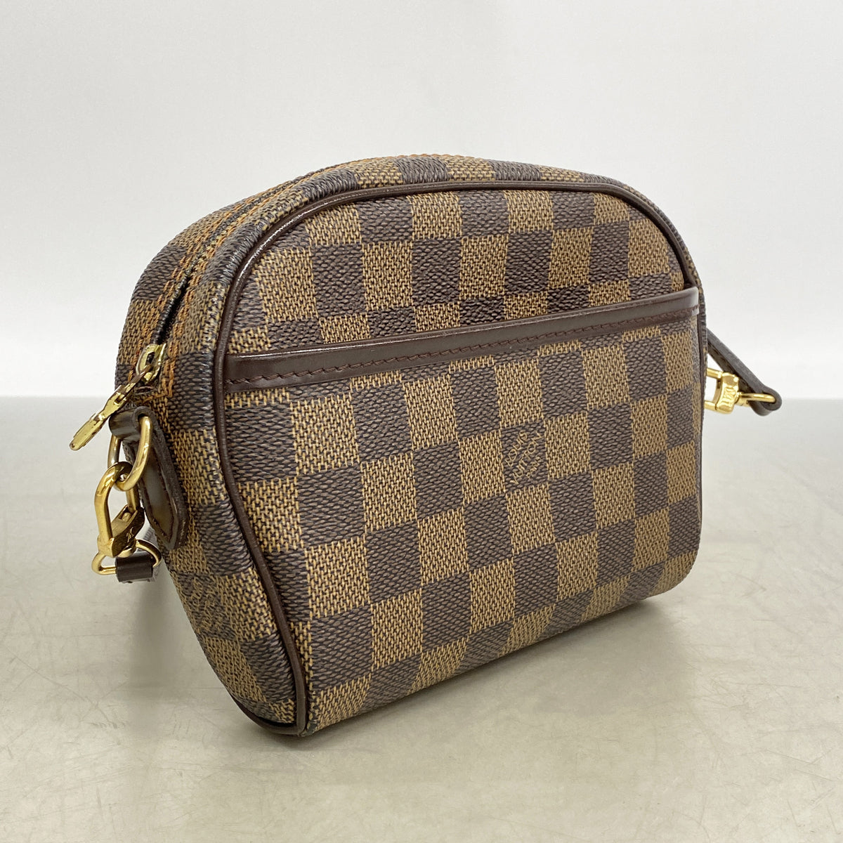 【6kd3473】ルイヴィトン ショルダーバッグ ダミエ ポシェットイパネマ N51296 エベヌ【中古】レディース