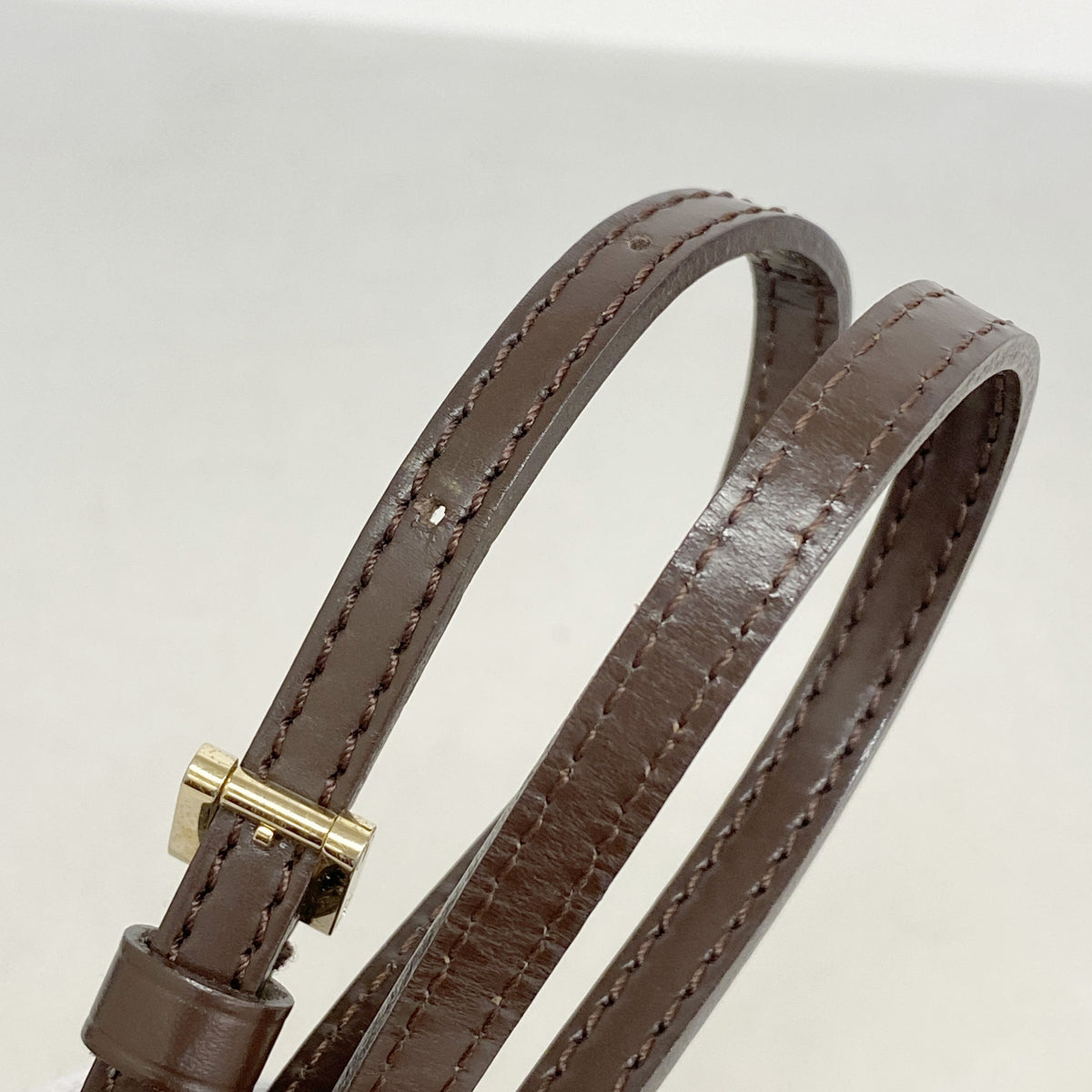 【6kd3473】ルイヴィトン ショルダーバッグ ダミエ ポシェットイパネマ N51296 エベヌ【中古】レディース