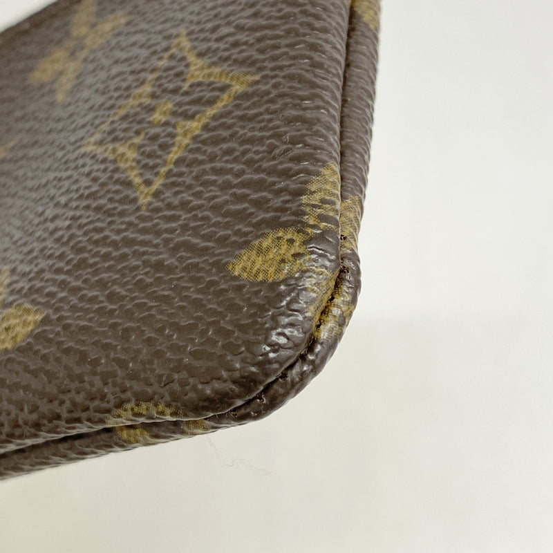 【6kd3480】ルイヴィトン コインケース モノグラム ポシェットクレ M62650 ブラウン【中古】メンズ レディース ユニセックス