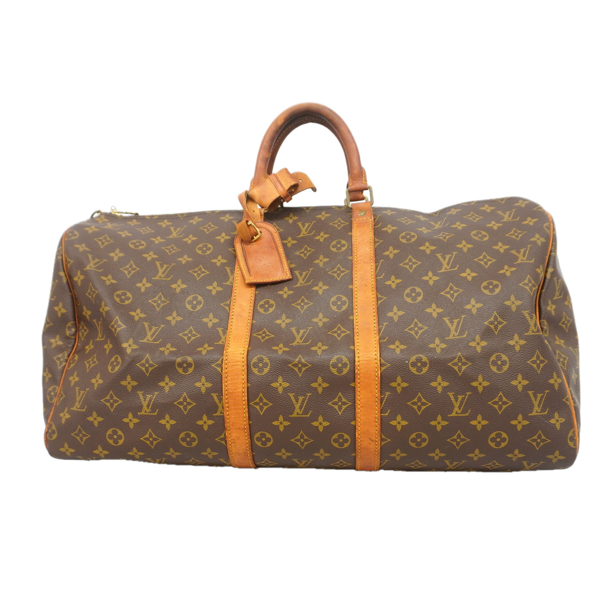【6kd3485】ルイヴィトン ボストンバッグ モノグラム キーポル55 M41424 ブラウン【中古】メンズ レディース ユニセックス