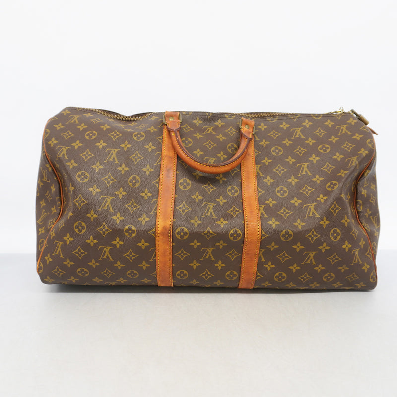 【6kd3485】ルイヴィトン ボストンバッグ モノグラム キーポル55 M41424 ブラウン【中古】メンズ レディース ユニセックス