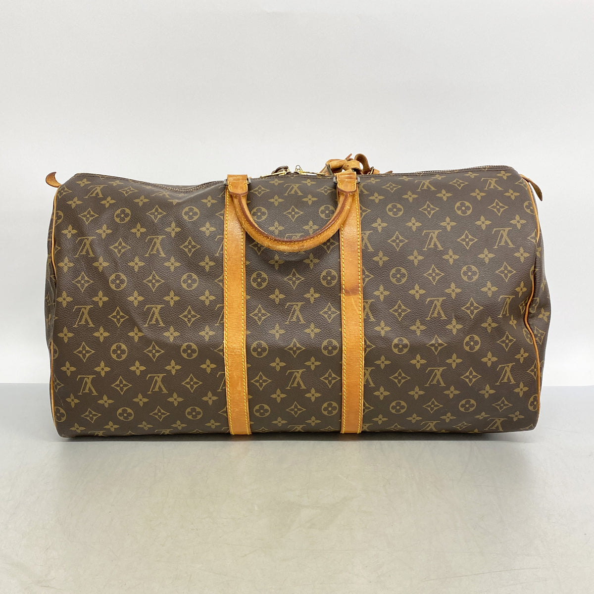 【6kd3502】ルイヴィトン ボストンバッグ モノグラム キーポル55 M41424 ブラウン【中古】メンズ レディース ユニセックス