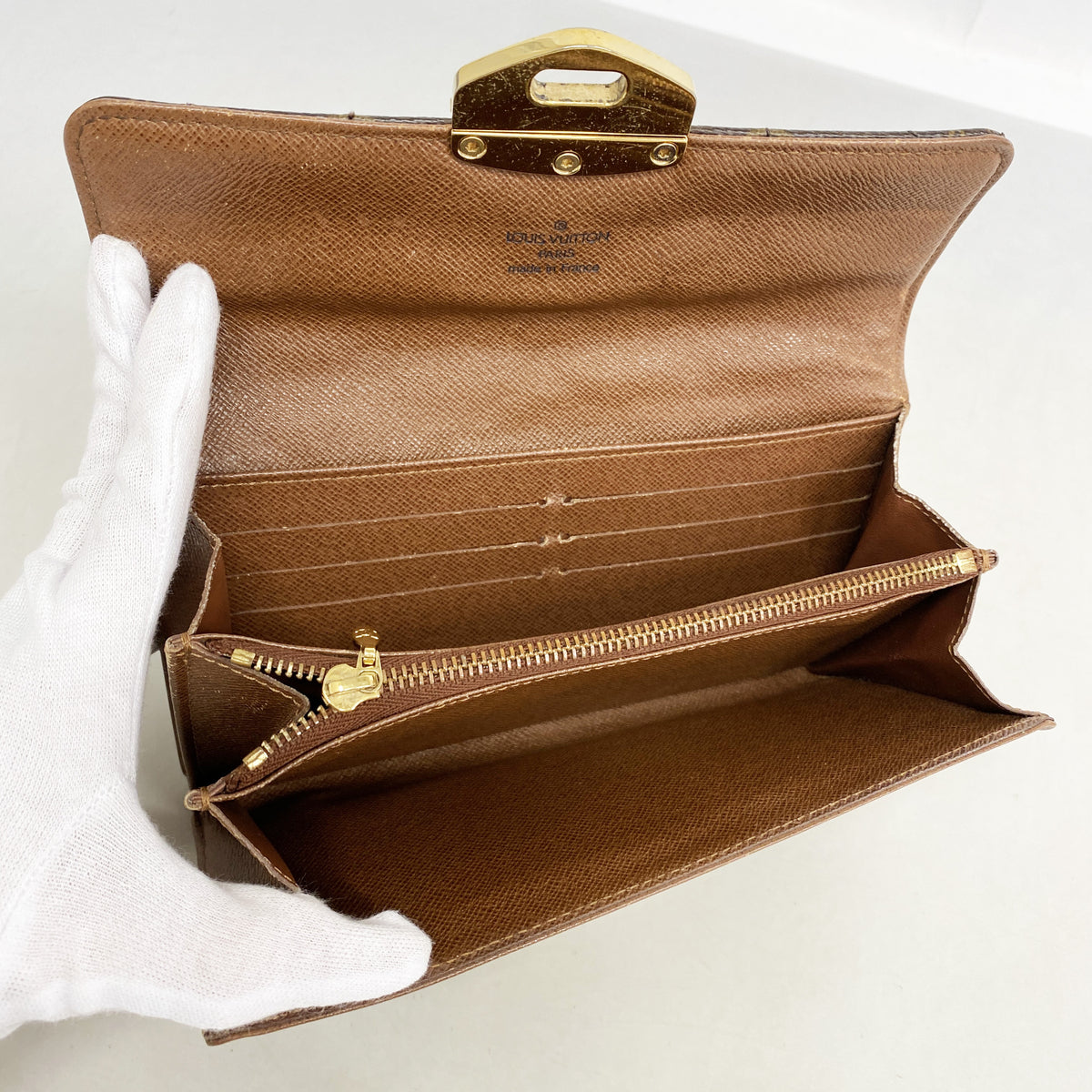 【6kd3504】ルイヴィトン 長財布 モノグラム･エトワール ポルトフォイユサラ M66556 ブラウン【中古】レディース