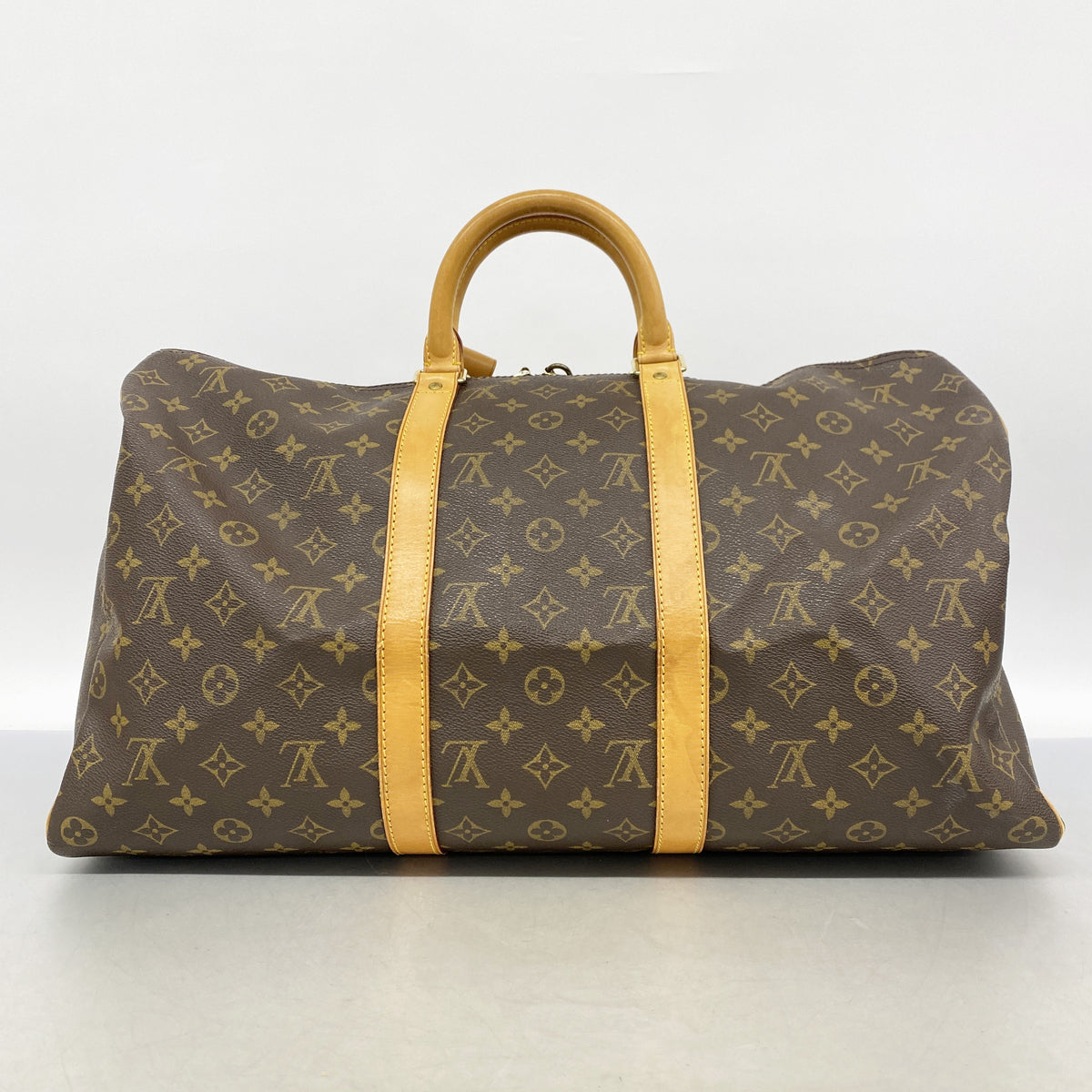 【6kd3511】ルイヴィトン ボストンバッグ モノグラム キーポル50 M41426 ブラウン【中古】メンズ レディース ユニセックス
