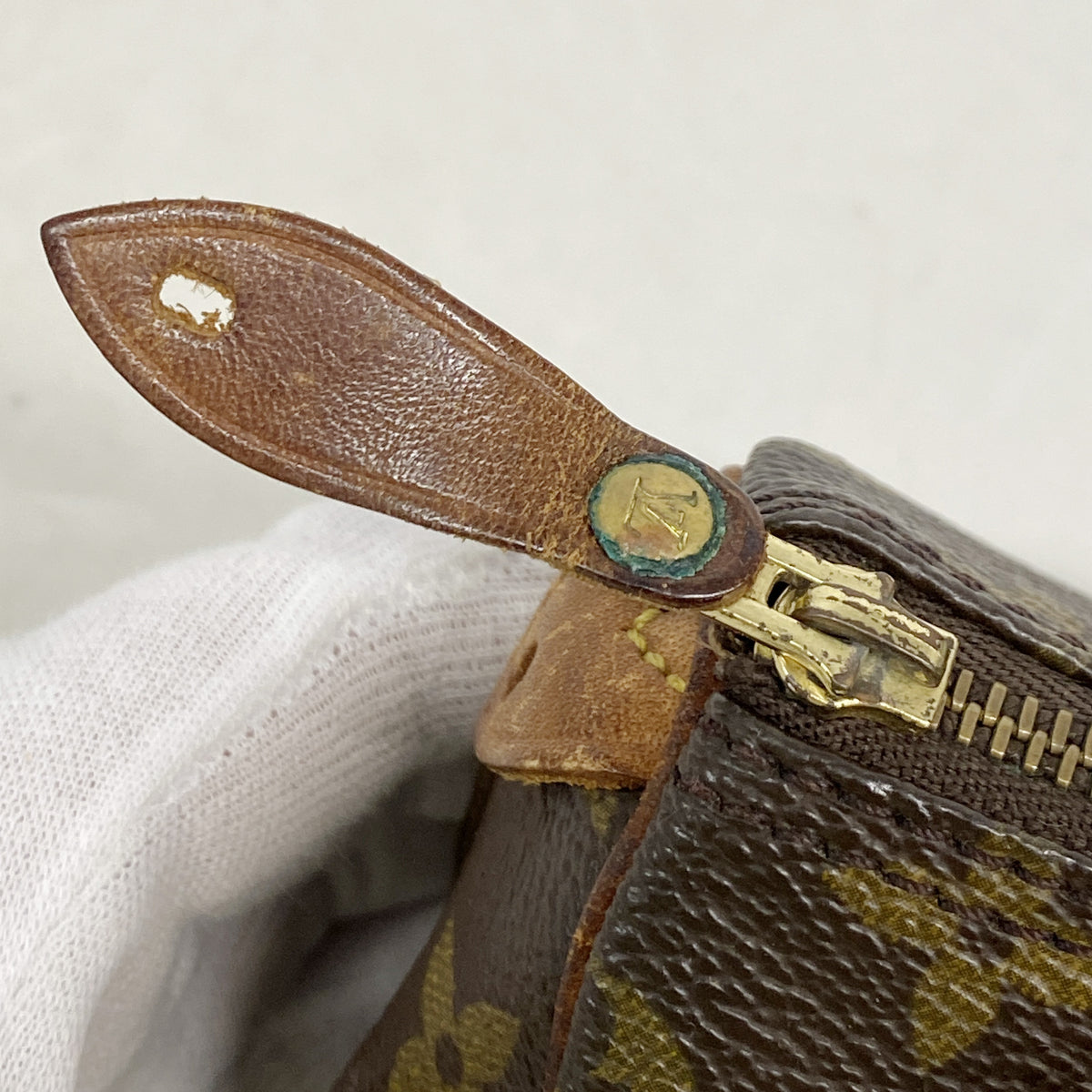 【6kd3514】ルイヴィトン ハンドバッグ モノグラム ミニスピーディ M41534 ブラウン【中古】レディース