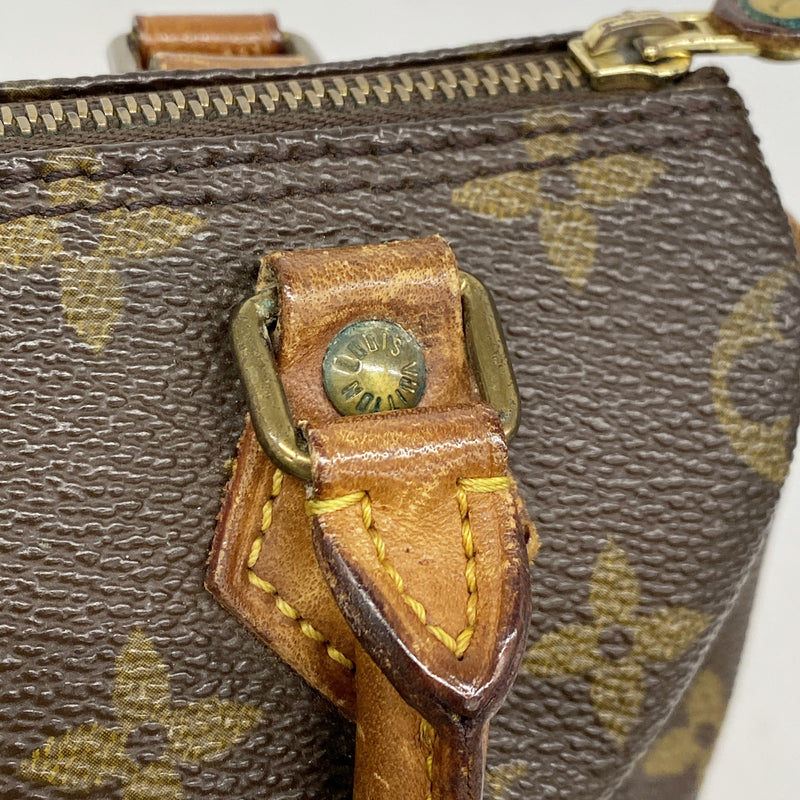 【6kd3514】ルイヴィトン ハンドバッグ モノグラム ミニスピーディ M41534 ブラウン【中古】レディース