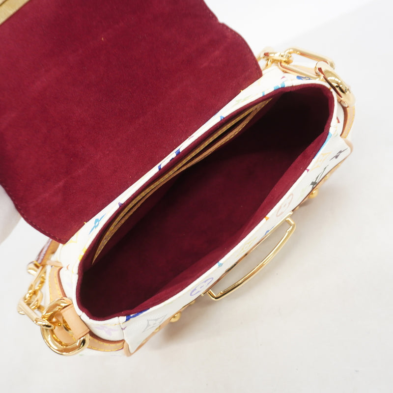 【6kd3527】ルイヴィトン ハンドバッグ モノグラム・マルチカラー マリリン M40127 ブロン【中古】レディース