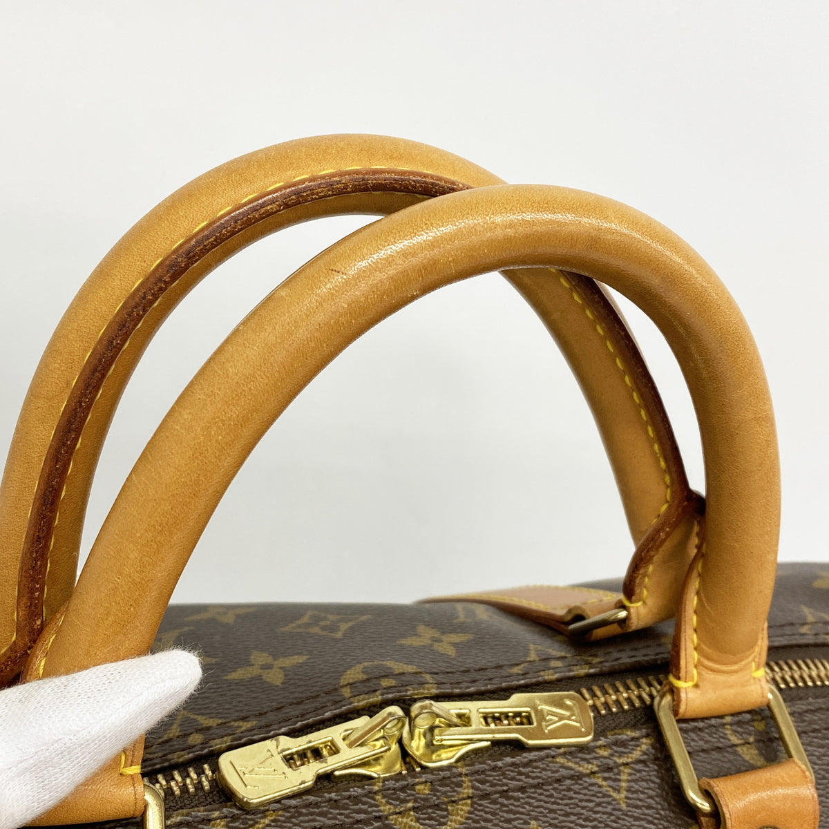 【6kd3530】ルイヴィトン ボストンバッグ モノグラム キーポルバンドリエール50 M41416 ブラウン【中古】メンズ レディース ユニセックス