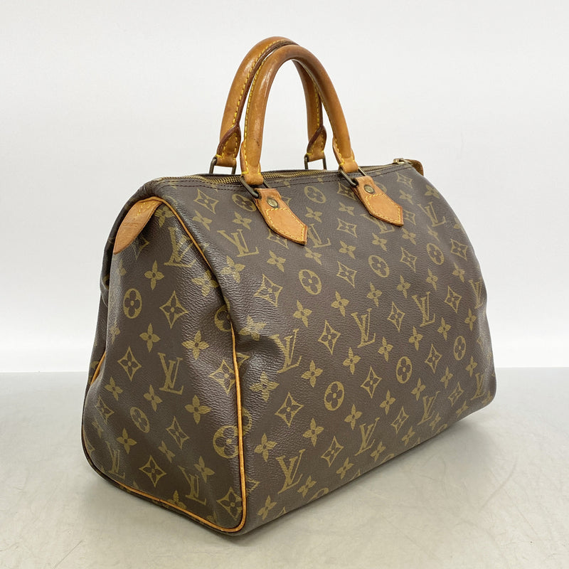 【6kd3531】ルイヴィトン ハンドバッグ モノグラム スピーディ30 M41108 ブラウン【中古】レディース