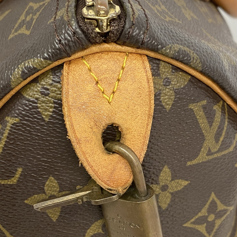 【6kd3531】ルイヴィトン ハンドバッグ モノグラム スピーディ30 M41108 ブラウン【中古】レディース